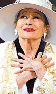 La Gran Yma Sumac entregando su coraz�n al mundo.