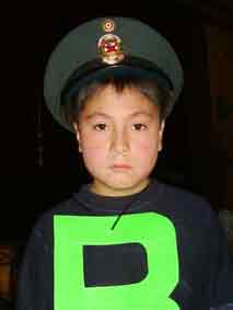 Kevin Marcelo Chicoma Fr�gides, alumno del 5to. Grado del Nivel Primario de la I.E. "Isaac Newton" de Cajamarca. 