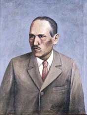 Mario Urtega. Retrato de Abraham P�rez Salazar. 1940. (Tomada de: www.artexpertswebsite.com)