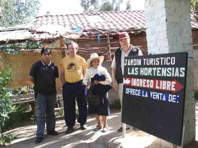 Ingreso libre al Jard�n de las Hortensias. Cajamarca, Octubre del 2006.
