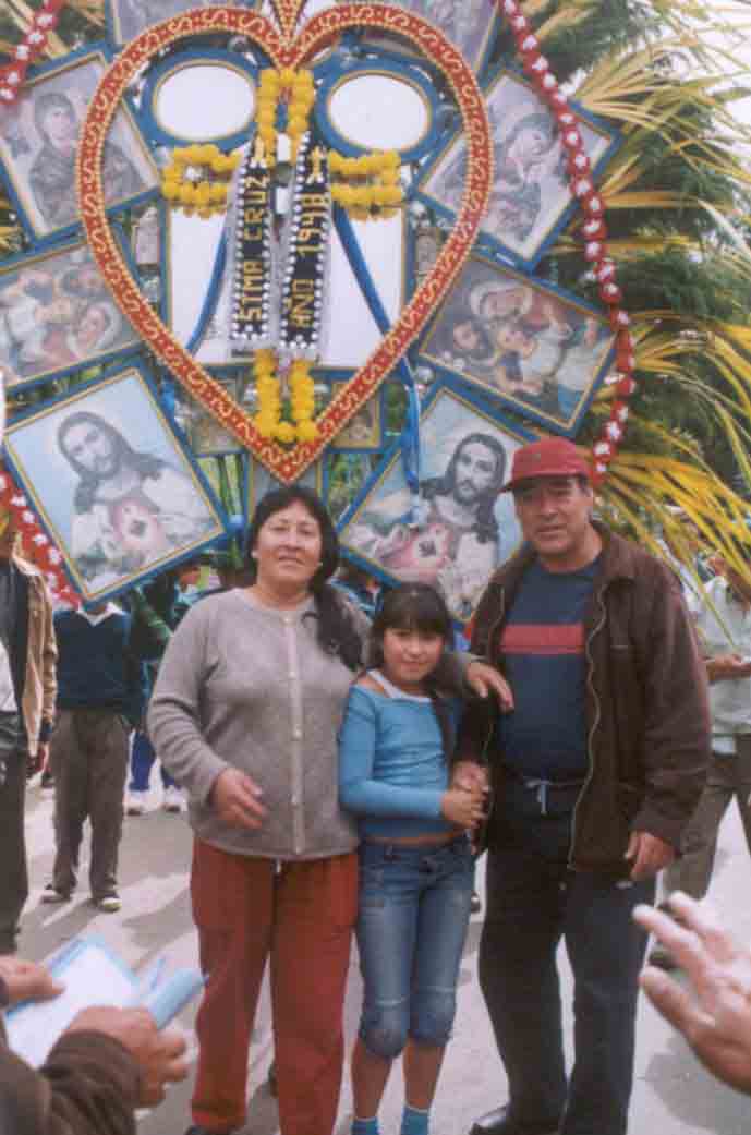 Vista de una "Cruz" de Porc�n Bajo en el "Domingo de Ramos". Porc�n Bajo, Abril 2007.