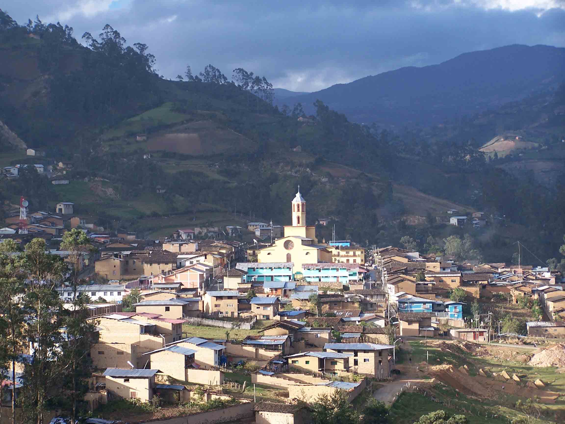 Vista de la ciudad de San Miguel. Cortesía del Sr. Ángel Quiroz Huerta.